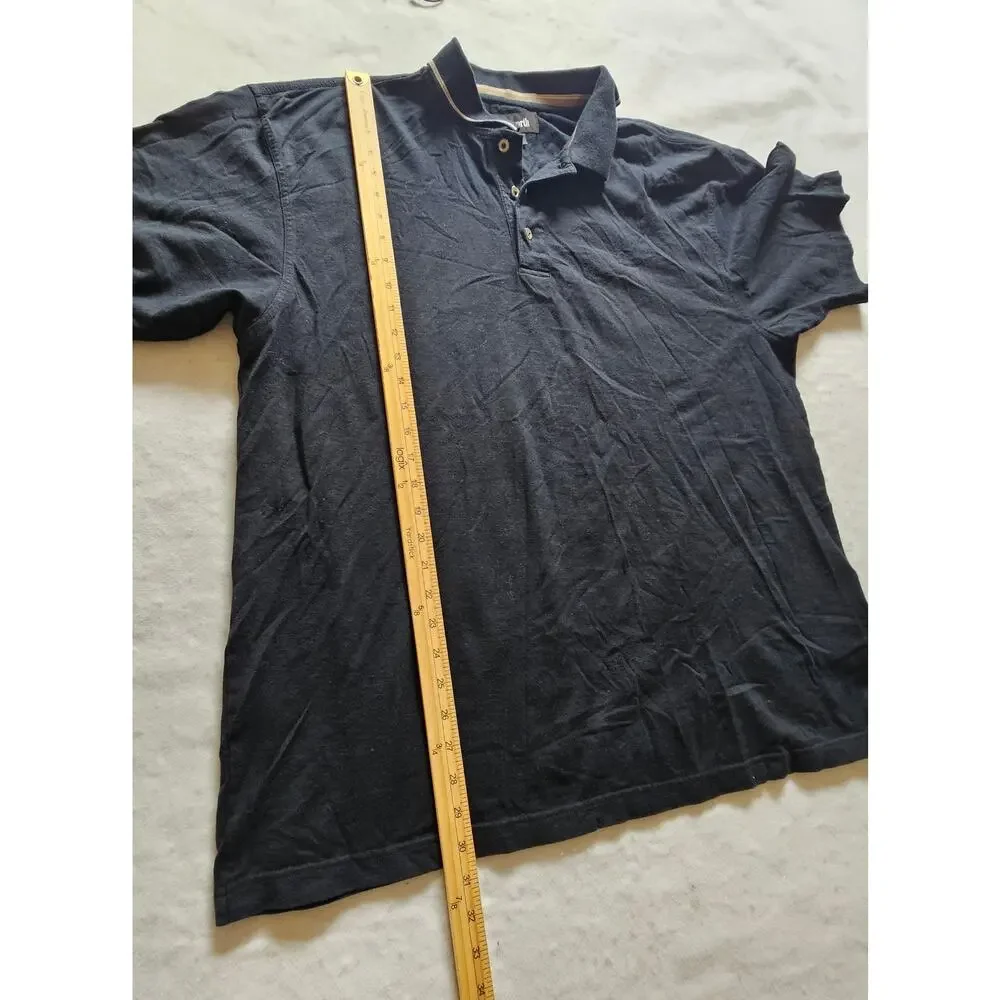 Ashworth Men's Polo, Black, Size XL